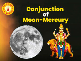 Moon-Mercury conjunction will make you successful in business/job, you will get family happiness.